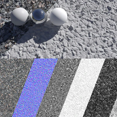 Crushed gravel — Ver 3