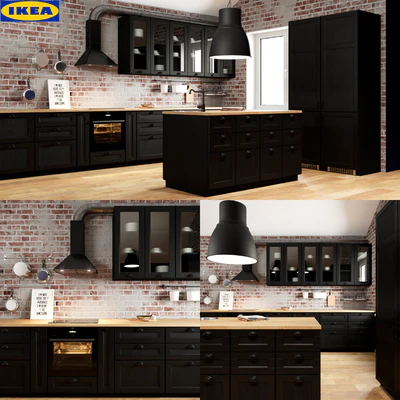 Кухня IKEA LAXARBY — Вид 1