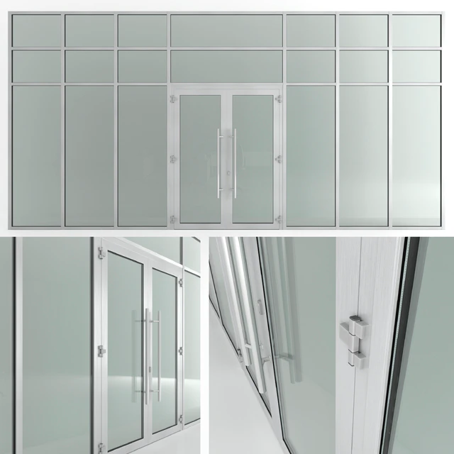 Glass fire doors and partitions Nayada. Rack profile. — Descargar