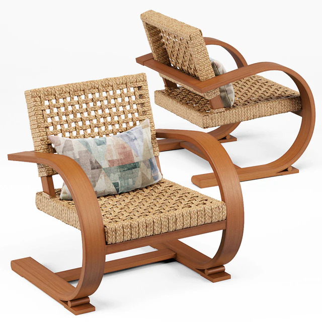 French Modernist Armchair — Скачать