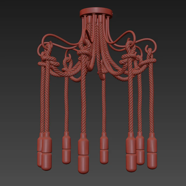 Chandelier Loft Rope Light White 8 — Descargar