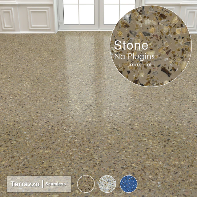 Seamless Terrazzo Stone 002 — Descargar