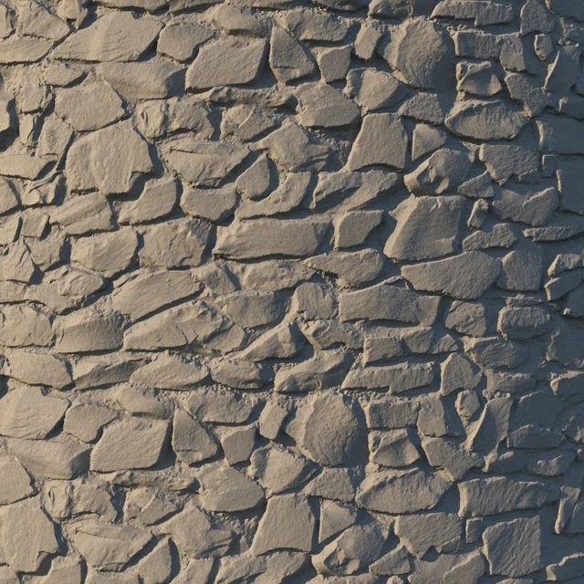 Материал каменной кладки 15 8k бесшовный PBR — Скачать
