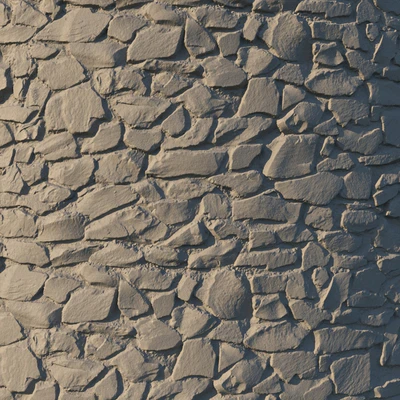 Материал каменной кладки 15 8k бесшовный PBR — Вид 4