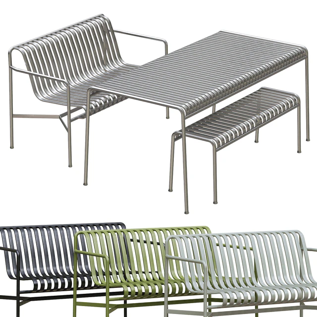 Palissade Hay Table Set2 — Descargar