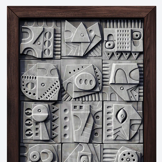 Panel decorative cube square n3 / Panel decorative from cubes square # 3 — Descargar