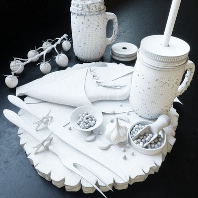 Decor for Kitchen Set — Ver 2