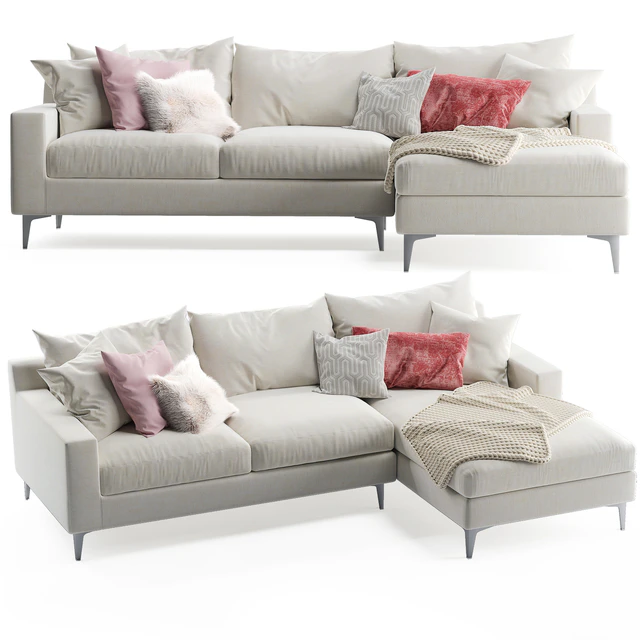 Sloan Chaise Sofa — Скачать