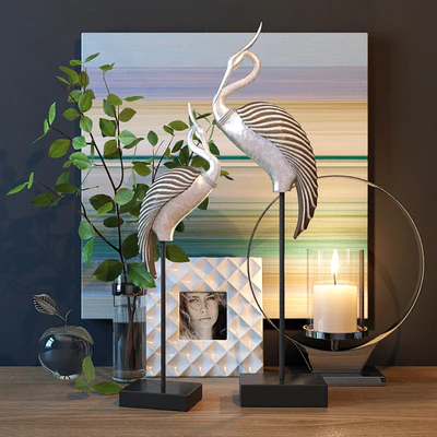Decorative set with birds — Ver 1