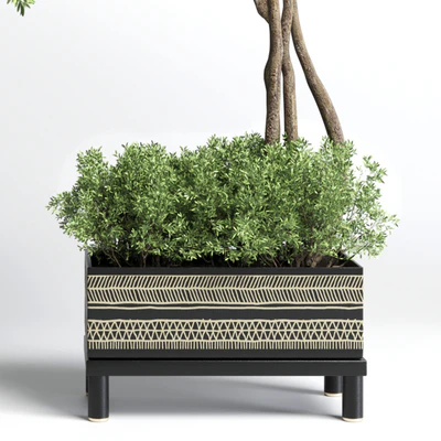 Collection Indoor plant 132 vase handmade pottery plant tree pot — Вид 2