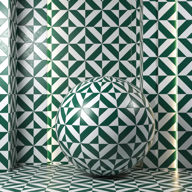 (4k)(6color)Ceramic tile set 04 — Скачать