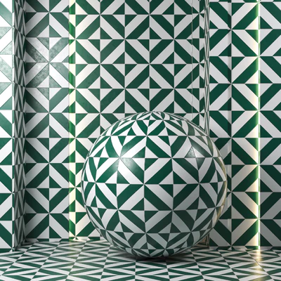 (4k)(6color)Ceramic tile set 04 — Вид 4