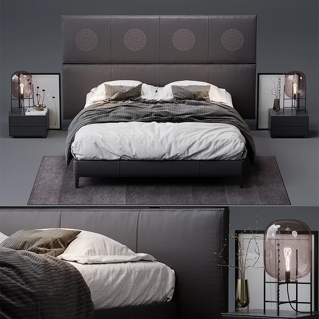 Lucrezia - Erik B&B Italia Maxalto Bed — Скачать