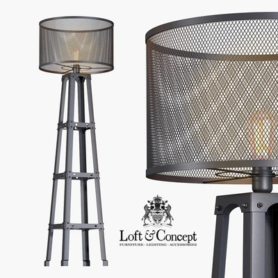 Lamp Radial Cage Floor Lamp — Ver 1
