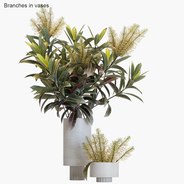 Branches in vases #12 — Скачать