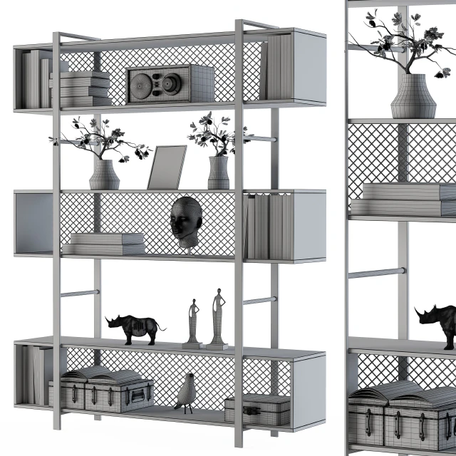 Wood and Metal Rack — Descargar