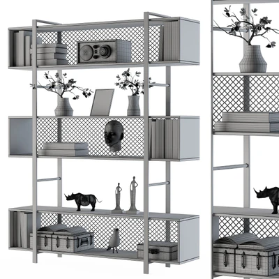 Wood and Metal Rack — Ver 2