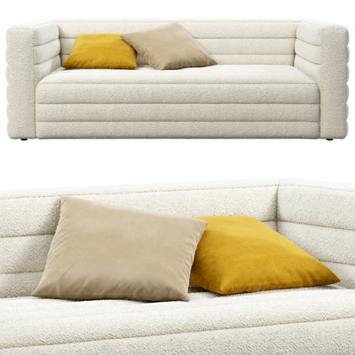 CB2 Strato Boucle Sofa — Ver 1