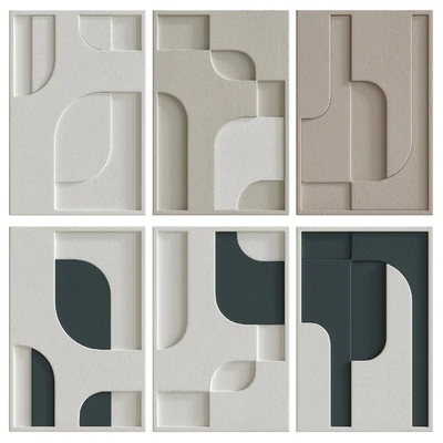 Decorative set of art paintings #69 — Ver 1