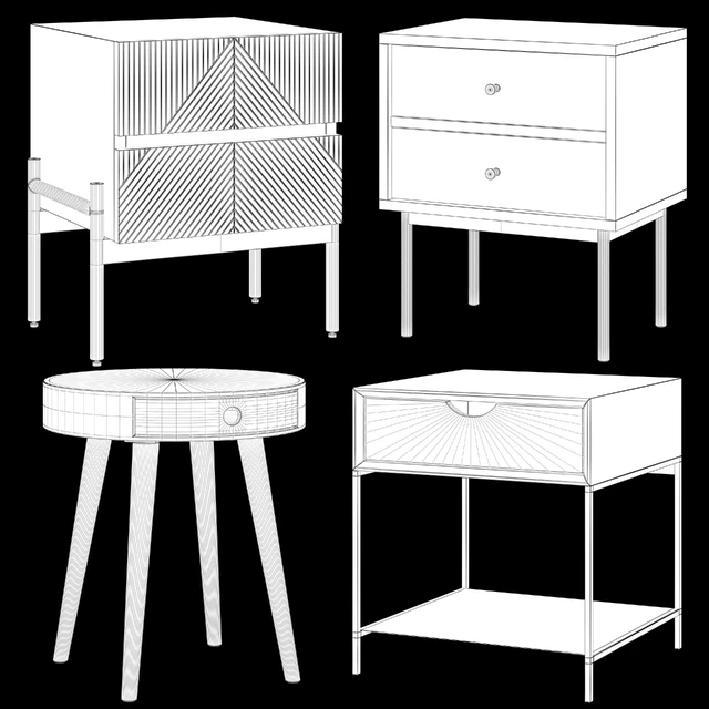Bedside table La redoute Lodge, Nyjo, Mambo, Selisa — Descargar