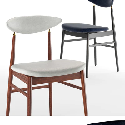 Gent Dining Chair - Fully Upholstered, Gubi — Ver 2