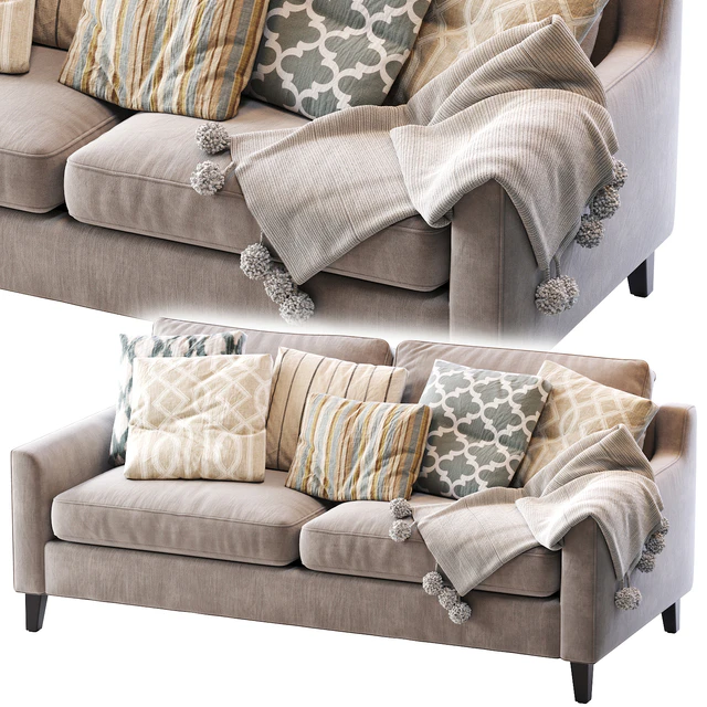 Beverly Upholstered Sofa — Скачать