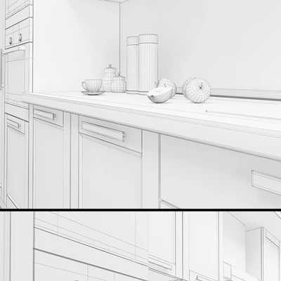 Kitchen Alba Wenge — Ver 2