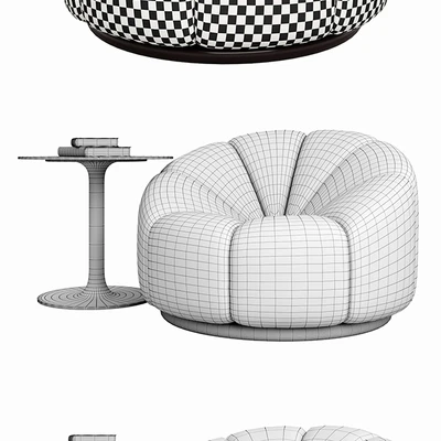 Pierre Paulin Fauteuil Alpha — Ver 2