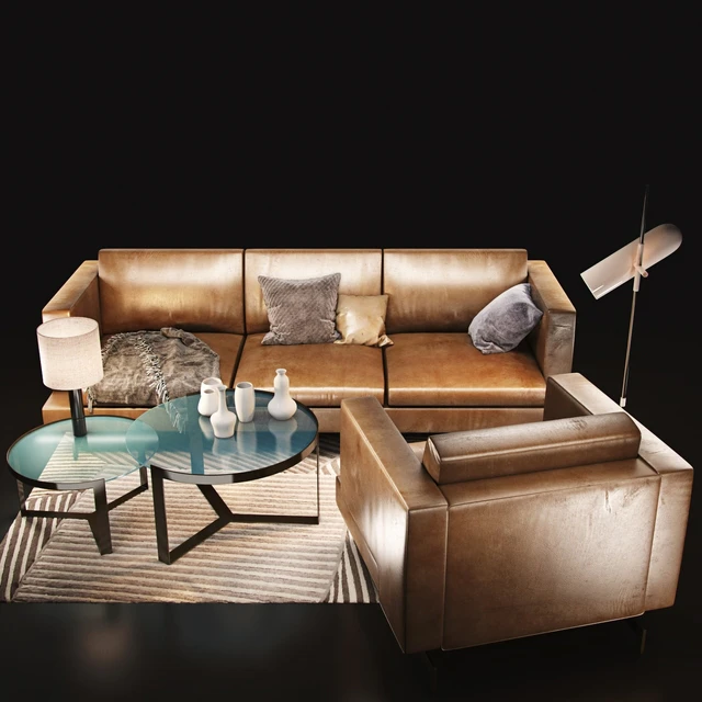 Диван Natuzzi Jeremy 2987 — Скачать