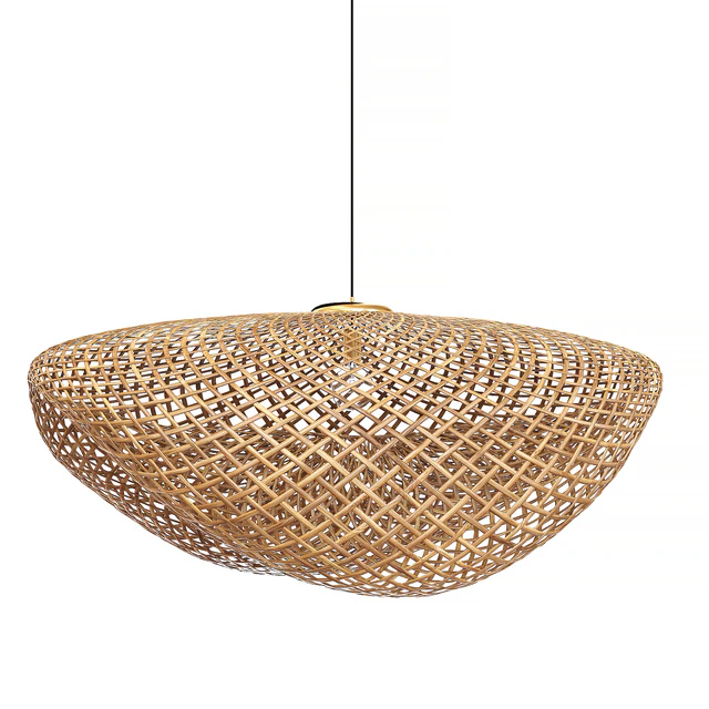 Vertigo Bamboo Rattan Pendant Lamp — Скачать
