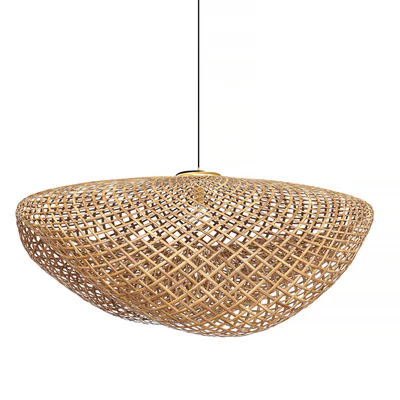 Vertigo Bamboo Rattan Pendant Lamp — Вид 1