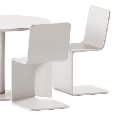 Table Balance by Calligaris and Outdoor Chair Roger By bellitalia / Садовая мебель — Вид 2