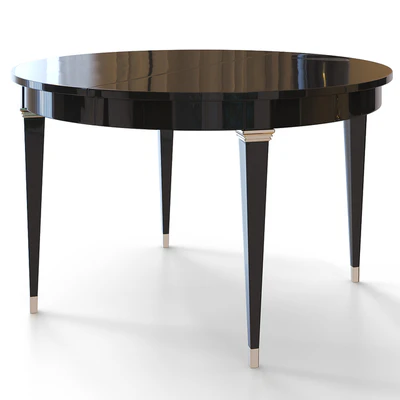 Round dining table in art deco style. — Ver 1