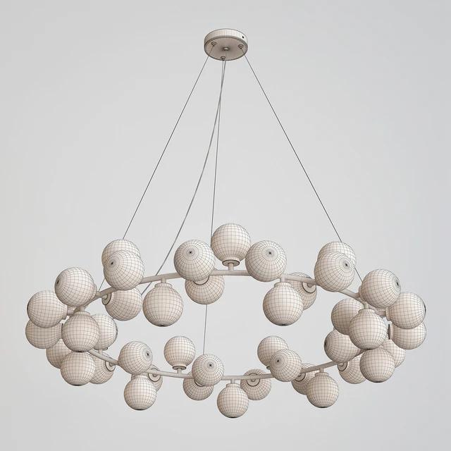 Milk Bubble Round Chandelier — Скачать