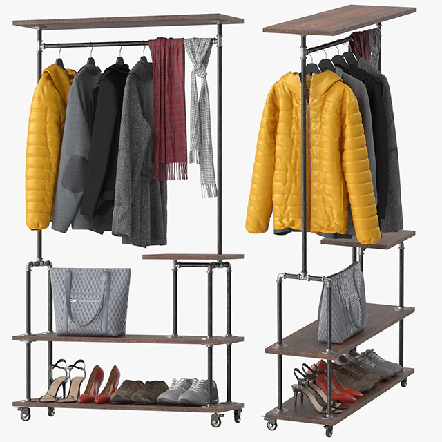 Industrial Clothing Rack — Скачать