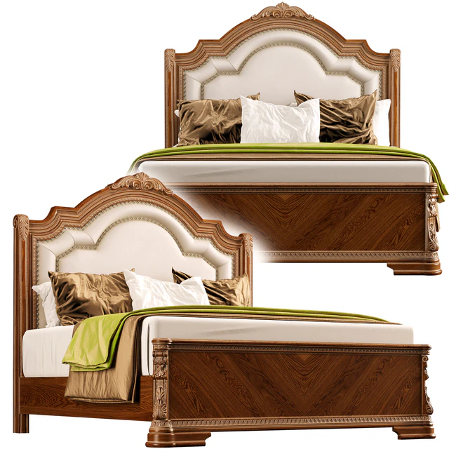 Charmond Queen Upholstered Sleigh Bed — Скачать