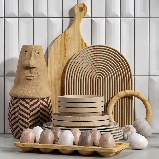 Decorative kitchen set 04 — Скачать