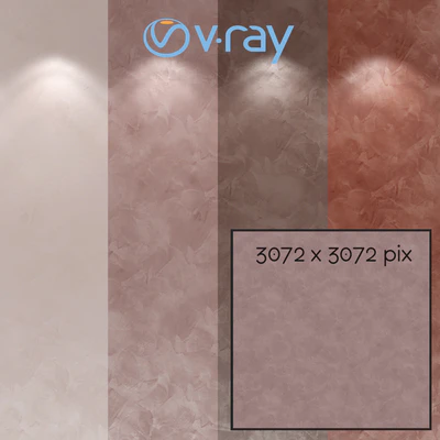 Decorative plaster, single layer version 415 — Ver 3