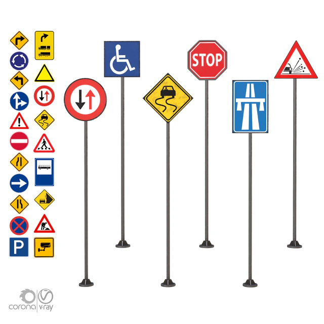 Street sign-set 01 — Descargar