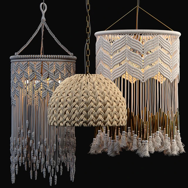 Macrame Pendant Lights — Скачать