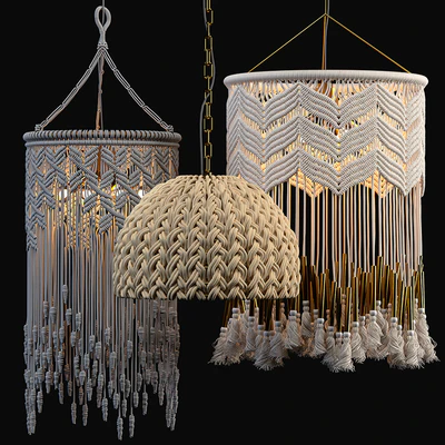 Macrame Pendant Lights — Вид 1