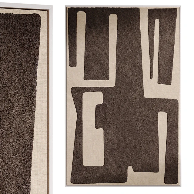 Salmi abstract painting 2, Kave Home — Скачать
