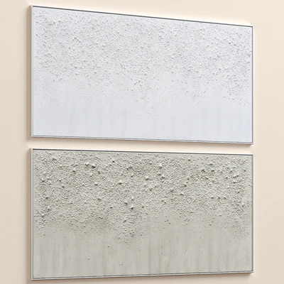 Panoramic Textured Plaster Wall Art C-577 — Ver 2
