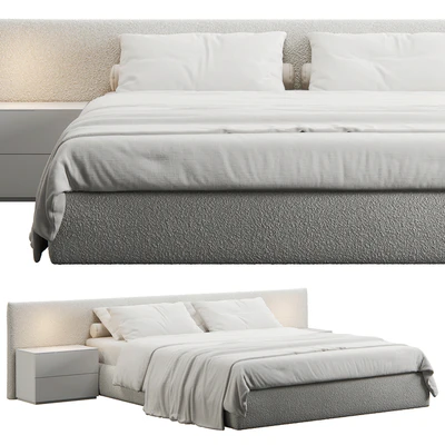 Soft Headboard Bed — Вид 3