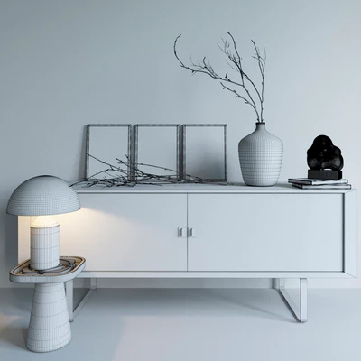 Carl Hansen Credenza decor set — Ver 2