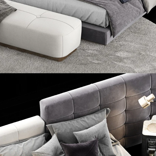Minotti Lawrence Bed 3 — Скачать