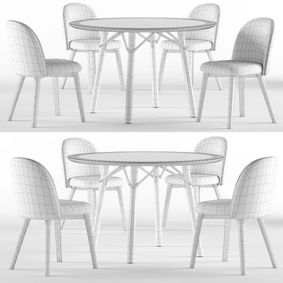 Tria table and Tuka chair - connubia calligaris — Ver 4