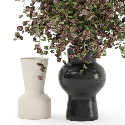 Plants Bouquet Collection In Concrete Pots - Set 1449 — Вид 2