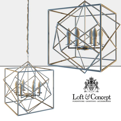 Люстра cubist chandelier designed by kelly wearstler — Вид 4