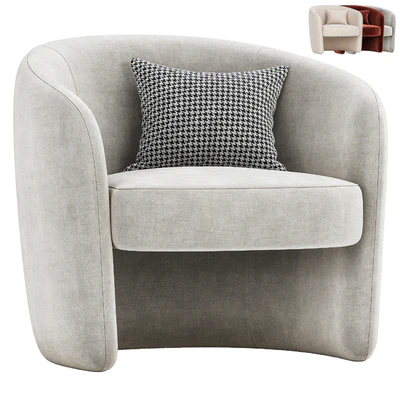 Kearney Upholstered Barrel Chair — Вид 5